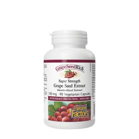   Natural Factors Super Strength Grape Seed Extract 100 mg - Szőlőmag Kivonat (90 Kapszula)
