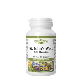   Natural Factors St. John's Wort - Közönséges Orbáncfű 300 mg (90 Kapszula)