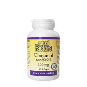   Natural Factors Ubiquinol Active CoQ10 100 mg (60 Lágykapszula)