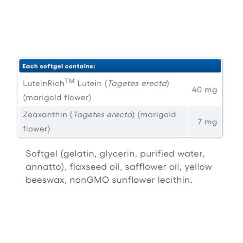 Natural Factors Lutein 40 mg with Zeaxanthin (60 Lágykapszula)