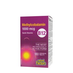 Natural Factors B12 Methylcobalamin 1000 mcg (180 Tabletta)