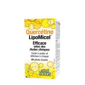 Natural Factors Quercetin LipoMicel 250mg (60 Lágykapszula)