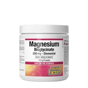 Natural Factors Magnesium Bisglycinate Pure 200 mg (120 g)