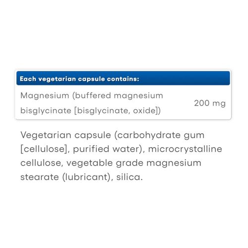 Natural Factors Magnesium Bisglycinate Pure 200 mg (250 Kapszula)
