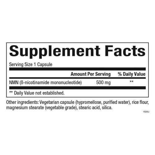 Natural Factors regenerLife NMNSurge NAD+ Boost 500 mg (30 Kapszula)