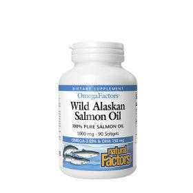 Natural Factors Wild Alaskan Salmon Oil (90 Lágykapszula)
