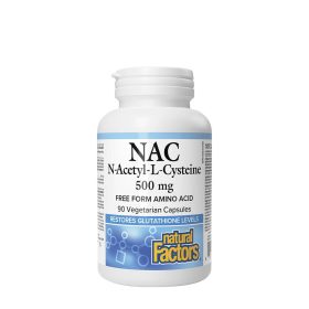   Natural Factors N-Acetyl-L-Cysteine Amino Acid 500 mg (90 Kapszula)