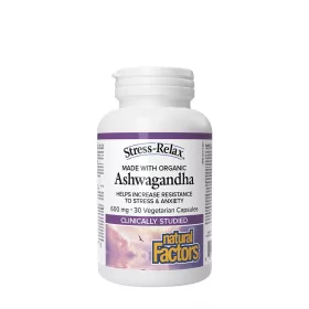   Natural Factors Ashwagandha 600 mg, Stress-Relax (30 Kapszula)