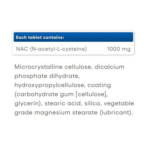 Natural Factors N-Acetyl-L-Cysteine 1000 mg (90 Tabletta)