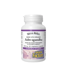   Natural Factors Ashwagandha 600 mg, Stress-Relax (60 Kapszula)