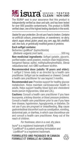 Natural Factors Berberine LipoMicel Matrix (60 Lágykapszula)