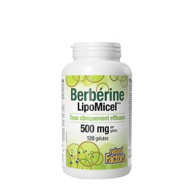   Natural Factors Berberine LipoMicel Matrix (120 Lágykapszula)