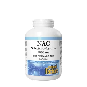  Natural Factors NAC 1000 mg N-Acetyl-L-Cysteine (180 Tabletta)