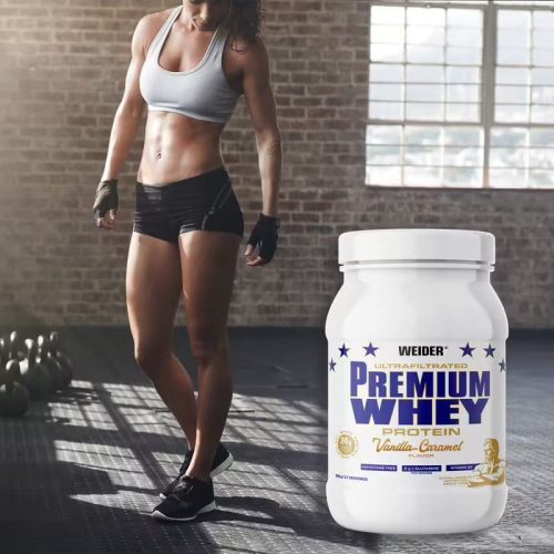 Weider Premium Whey Protein fehérjepor - 2,3 kg - vanília-karamella