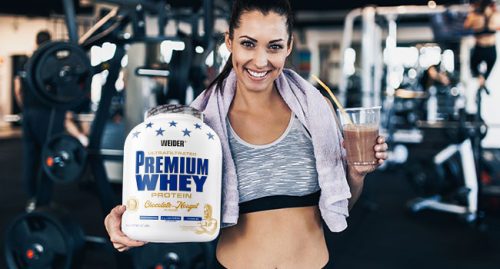 Weider Premium Whey Protein fehérjepor - 2,3 kg - csokoládé-nugát