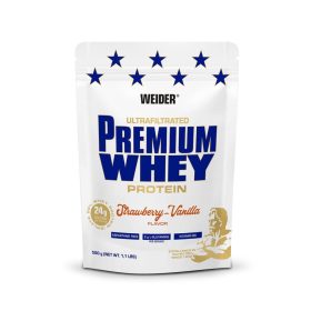   Weider Premium Whey Protein fehérjepor - 500 g - eper-vanília