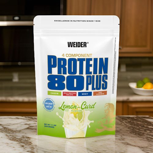 Weider Protein 80 Plus fehérjepor - 500 g - citrom-túró