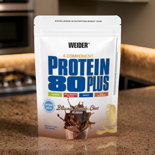 Weider Protein 80 Plus fehérjepor - 500 g - csokis brownie