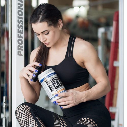 Weider Premium BCAA Instant aminosav Plus L-Glutamin - 500 g - cseresznye-kókusz