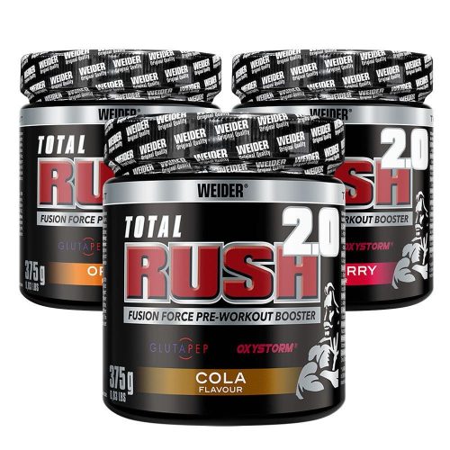 Weider Total Rush 2.0 teljesítményfokozó - 375 g - narancs