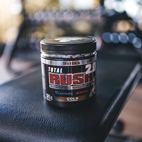 Weider Total Rush 2.0 teljesítményfokozó - 375 g - narancs