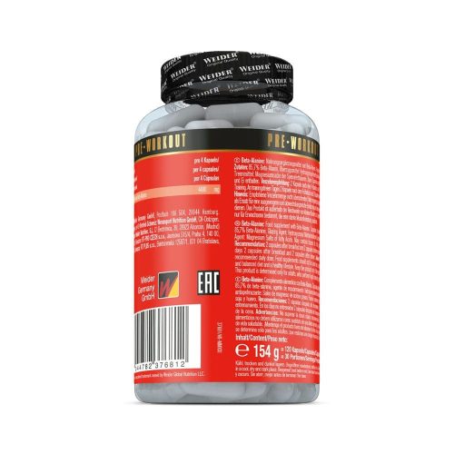 Weider  Beta-Alanine aminosav kapszula