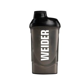 Weider Shaker italkeverő palack - 600 ml - fekete
