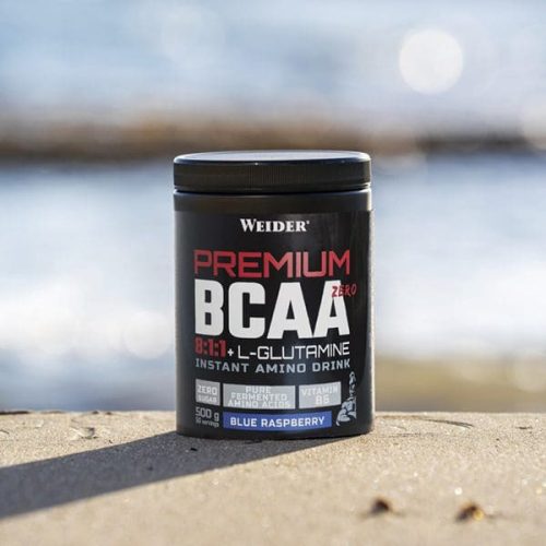 Weider Premium BCAA 8:1:1 + Glutamine ZERO aminosav - 500 g - kék-málna